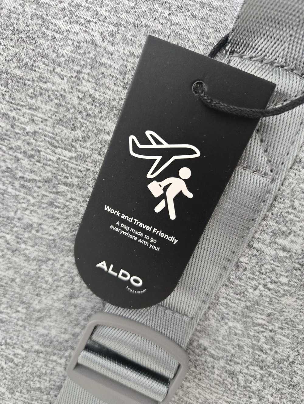 ALDO BRODDIE UNISEX - Weekend bag - Heathered Grey. One size. New.
